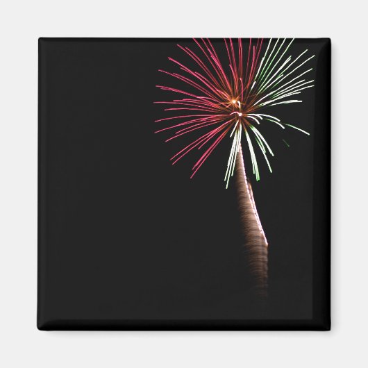 赤と緑のパームマグネット マグネット (正面)