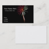 赤と緑のパーム名刺 名刺 (正面/裏面)