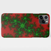 赤と緑のフラクタルスタイル iPhoneケース (裏面横)