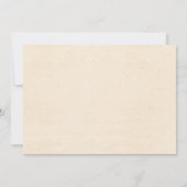 赤と緑のフローラクリスマスパーティー 招待状 (裏面)