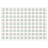 赤と緑のブオンナターレキッチンダイニングテーブル テーブルクロス (正面(横))