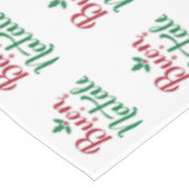 赤と緑のブオンナターレキッチンダイニングテーブル テーブルクロス (アングル)