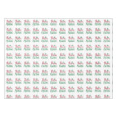 赤と緑のブオンナターレキッチンダイニングテーブル テーブルクロス (正面(横))