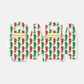 赤と緑のペッパーdivas漫画のパターンカスタム フェイバーボックス (折り畳みなし)