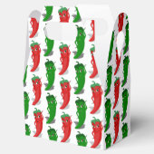 赤と緑のペッパーdivas漫画のパターン フェイバーボックス (オープン)