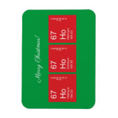 赤と緑のホホホホ周期表 マグネット (縦)