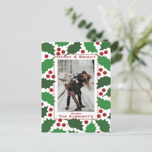 赤と緑のホリすてきー2の写真 シーズンポストカード (スタンド正面)