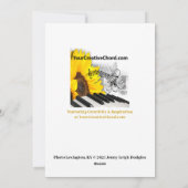 赤と緑のホリデーカード シーズンカード (裏面)