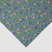 赤と緑のホリークリスマスティッシュペーパー 薄葉紙 (詳細)