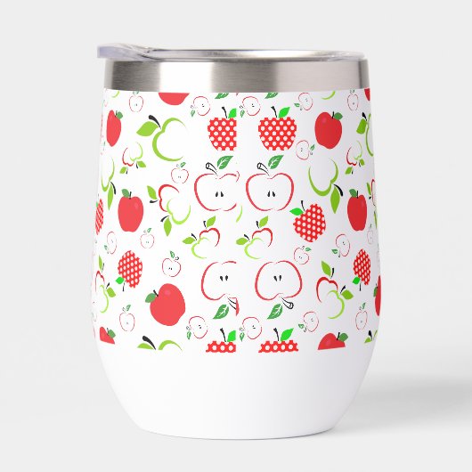 赤と緑のリンゴ (右面)