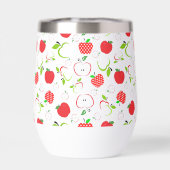 赤と緑のリンゴ (背面)