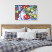 赤と緑のリンゴ キャンバスプリント (インサイチュ (寝室))
