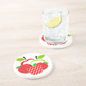 赤と緑のリンゴ コースター (側面)