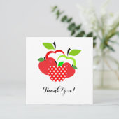 赤と緑のリンゴ サンキューカード (スタンド正面)