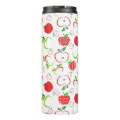 赤と緑のリンゴ タンブラー (裏面)