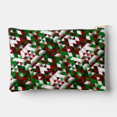 赤と緑の三角形 アクセサリーポーチ (裏面)