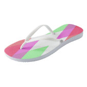 赤と緑の三角形 ビーチサンダル (アングル)