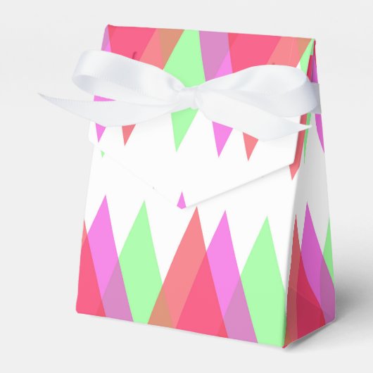 赤と緑の三角形 フェイバーボックス (正面サイド)