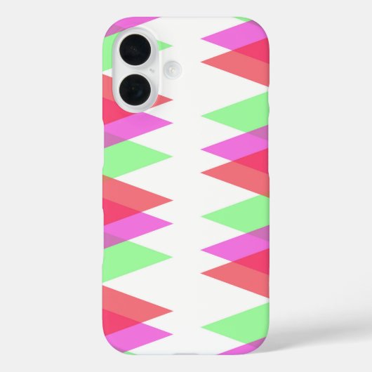 赤と緑の三角形 Case-Mate iPhoneケース (裏面)