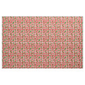 赤と緑の不気味なクリスマスの千鳥格子コウモリ ファブリック (ヤード)