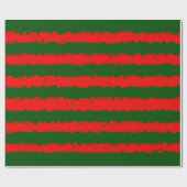 赤と緑の包装紙 ラッピングペーパー (フラット)