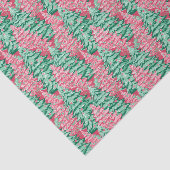 赤と緑の名門私立校風のクリスマスツリー 薄葉紙 (詳細)