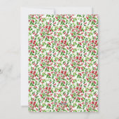 赤と緑の宗教的な写真を持つ神 シーズンカード (裏面)