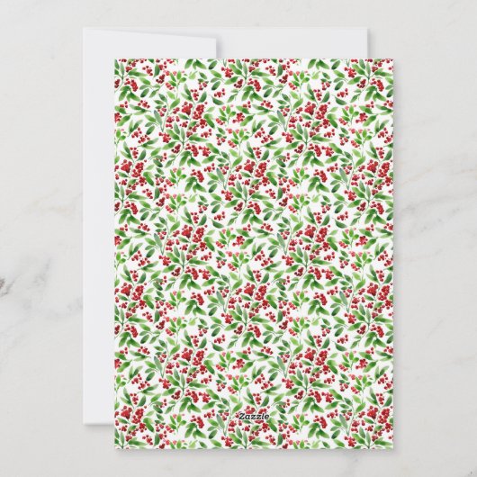 赤と緑の宗教的な写真を持つ神 シーズンカード (裏面)