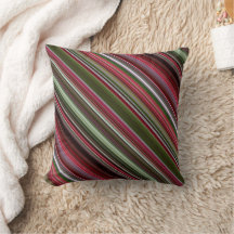 赤と緑の小さな赤い果実とストライプ格子縞