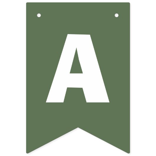 赤と緑の幸せ1歳の誕生日 バンティングフラッグ (第3の旗)