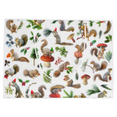 赤と緑の抱き枕 ラージペーパーバッグ (裏面)