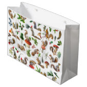 赤と緑の抱き枕 ラージペーパーバッグ (正面アングル)