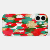 赤と緑の抽象芸術 Case-Mate iPhoneケース (裏面 (横))