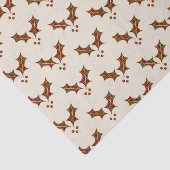 赤と緑の格子模様のクリスマスミスタントー 薄葉紙 (詳細)