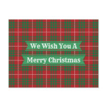 赤と緑の格子縞