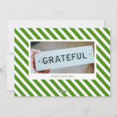 赤と緑の楽しいホリデー写真カード シーズンカード (裏面)