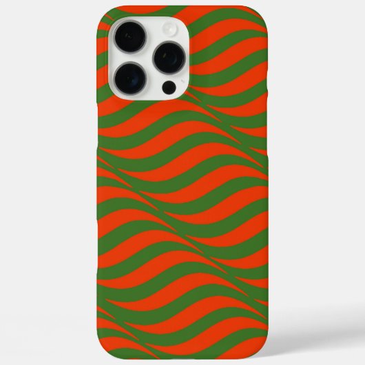 赤と緑の波サムスンギャラクシーS9ケース Case-Mate iPhoneケース (裏面)