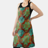 赤と緑の色融合エプロン エプロン (インサイチュ)