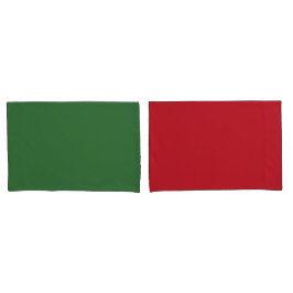 赤と緑の色 枕カバー