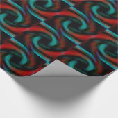 赤と緑の触手 ラッピングペーパー (角)