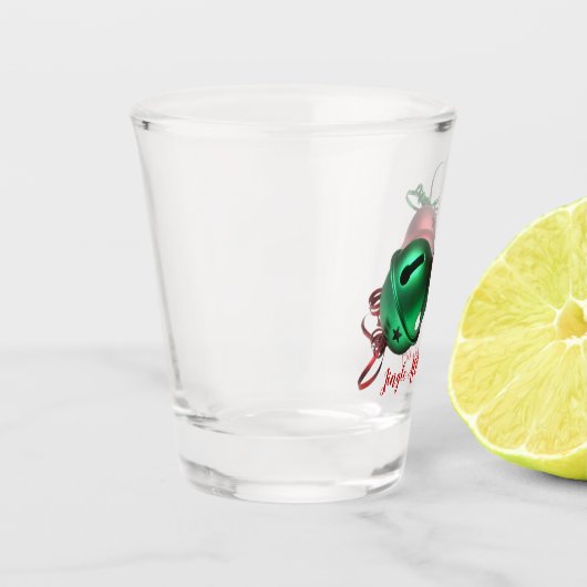 赤と緑の鈴 ショットグラス (左)