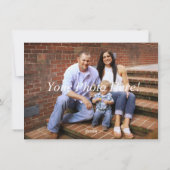 赤と緑の馬のダマスククリスマスカード シーズンカード (裏面)