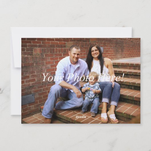 赤と緑の馬のダマスククリスマスカード シーズンカード (裏面)