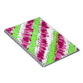 赤と緑の（ばちゃばちゃ）跳ねる 動揺して ノートブック (右側)