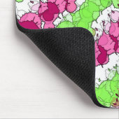 赤と緑の（ばちゃばちゃ）跳ねる 動揺して マウスパッド (コーナー)