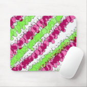 赤と緑の（ばちゃばちゃ）跳ねる 動揺して マウスパッド (マウス)