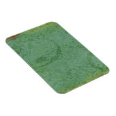 赤と緑絵を描のヴィンテージ壁紙抽象芸術 マグネット (右側)