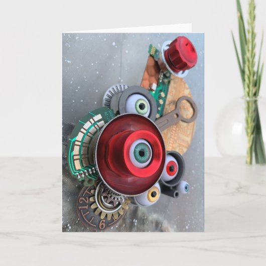 赤と緑 カード (正面)