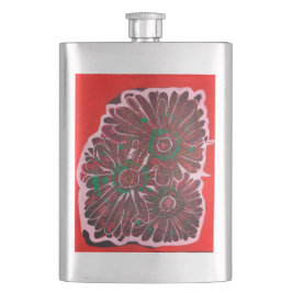 赤と緑 フラスク