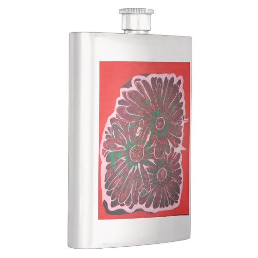 赤と緑 フラスク (右)